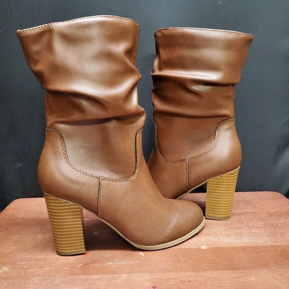 Style & Co Saraa Cognac Boot Size 6 - Picture 7 of 10